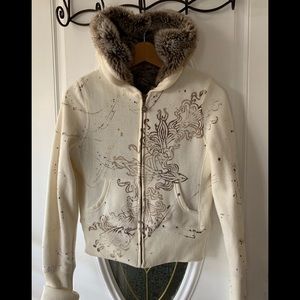 Miss Me Fleece Lined Hoodie Jacket